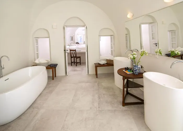 ヴィラ Elegant Santorini Aloia Private Hot Tub Air Conditioning *