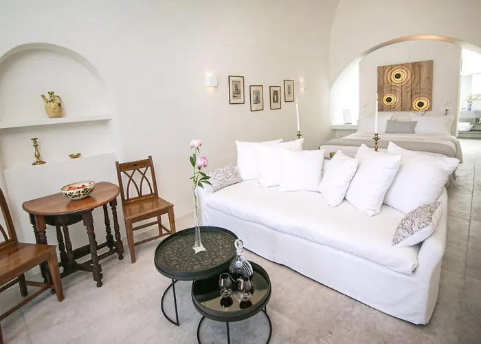 Elegant Santorini Aloia Private Hot Tub Air Conditioning * イア