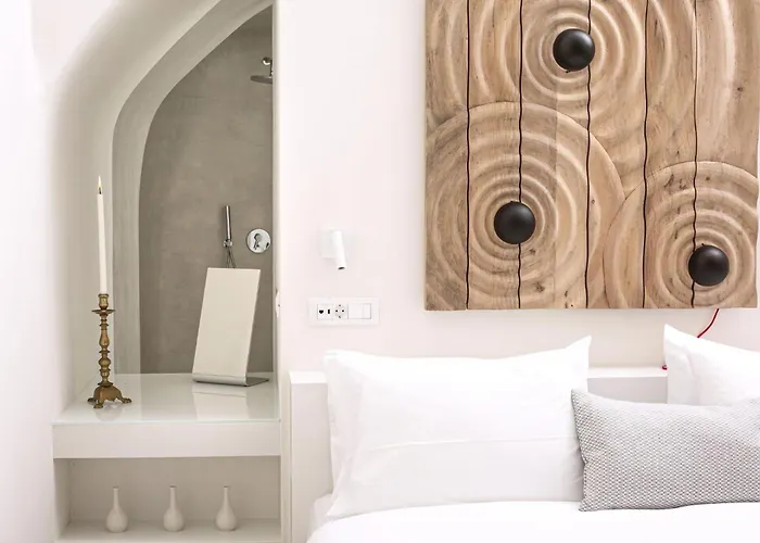 Elegant Santorini Aloia Private Hot Tub Air Conditioning ヴィラ イア