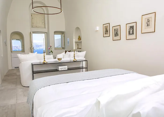 Elegant Santorini Aloia Private Hot Tub Air Conditioning イア